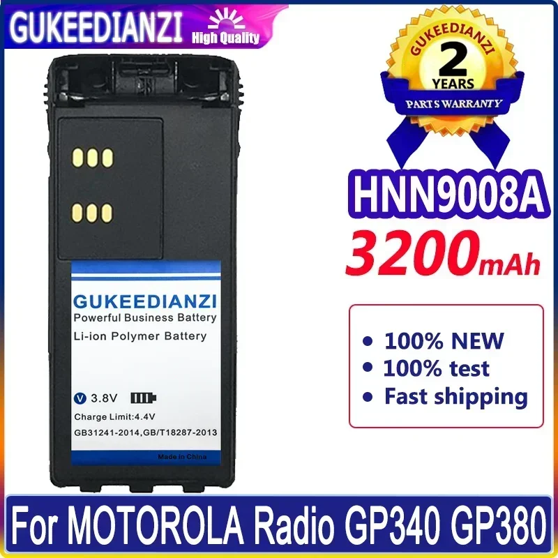 

Аккумулятор высокой емкости на 3200 мА · ч для Motorola HT750 GP680 GP340 GP360 GP380 GP338 GP328 GP140 PRO5150 MTX950