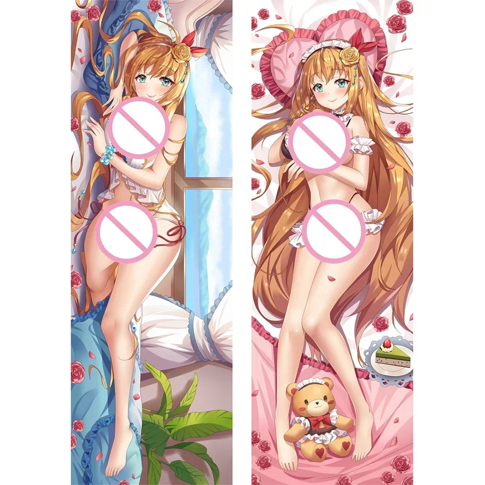 Anime Princess Connect! Re:Dive Dakimakura Eustiana von Astraea HD Design Hugging Body Pillow Case Cover Home Bedding