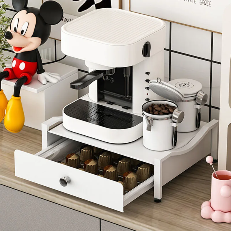 

Capsule Coffee Machine Organizer With Drawer Capsule Storage Drawer Coffee Pod Holder For Countertop Bars Desks Bar Organizer