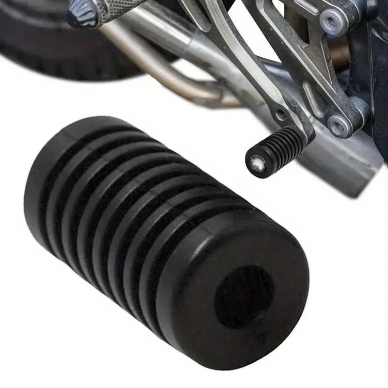 2pcs Motorcycle Shifter Rubber Sleeve, Motorcycle Gear Shift Lever Cover Universal Non Slip Rubber Pedal Covers