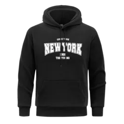 America New York City Letter Hoodie Men Warm Spring Autumn Man Hoodies Casual Fleece Pullover Clothing