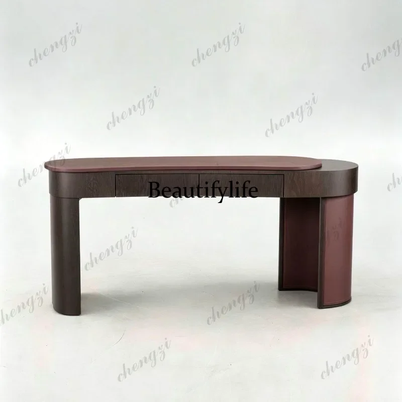 D178 Medieval style solid wood desk computer desk designer high-end writing desk