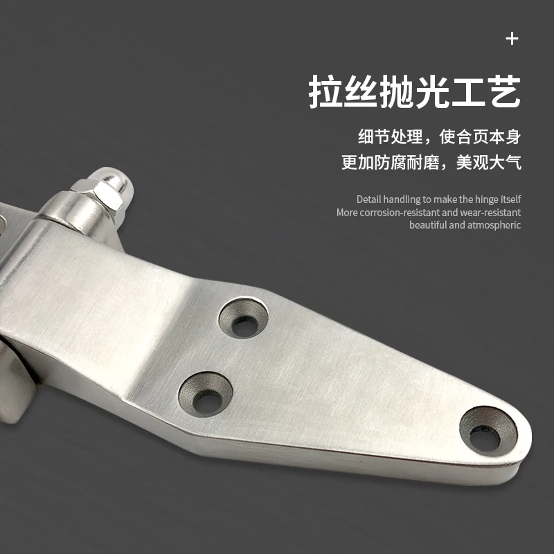 304 stainless steel flat 4 inch oven industrial grade parallel hinge  10pcs