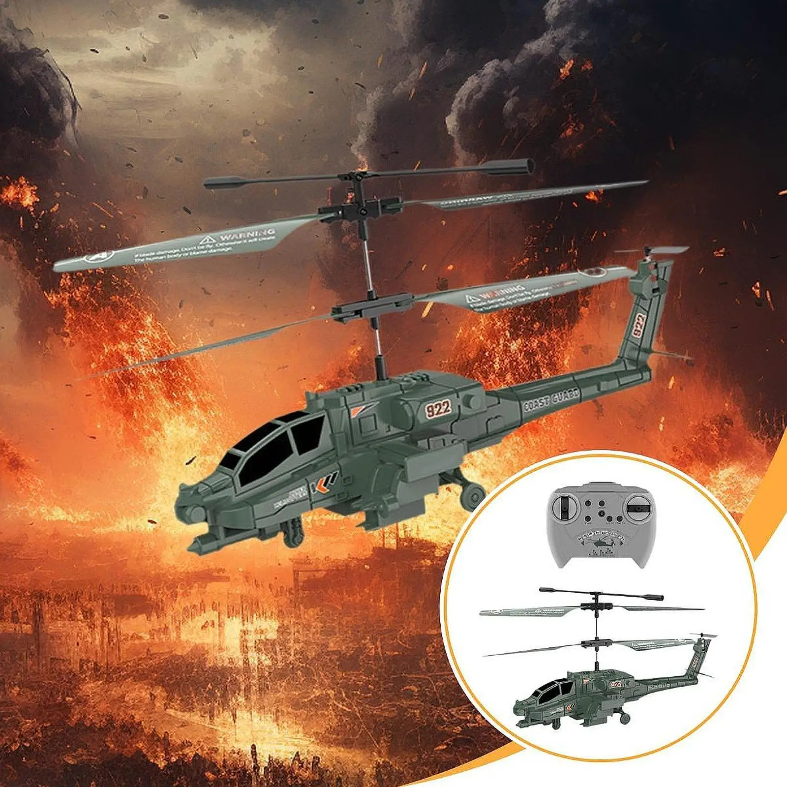 

Helicopter Model Ornament with Collectibles Desktop Decor Birthday Gift Toy Aircraft for Children Airplane Pretend Play