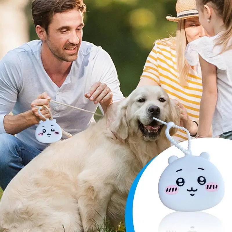 Portable Treat Bag For Dogs Cartoon Silicone Dog Food Bag Cute Pet Snack Pouch Multipurpose Puppy Food Bag For Cookies Dry Meat