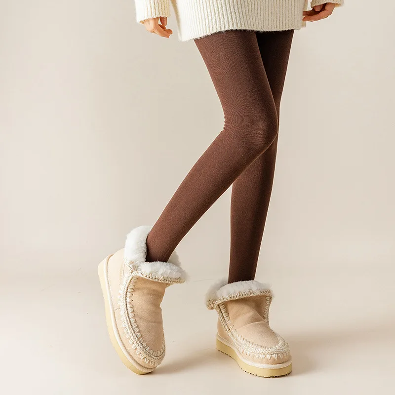 Sock Leisure Ankle Crew Fuzzy Slightly knee-length Women Autumn Winter Reach Root Along Stockings Base Cotton Warm 8W120