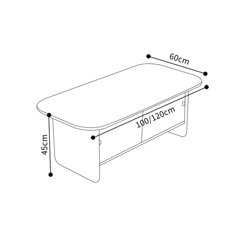 Vintage Mid Century Coffee Tables High Quality Glass Classic Retro Coffee Table Storage Premium Table Basse Salon Furniture Home