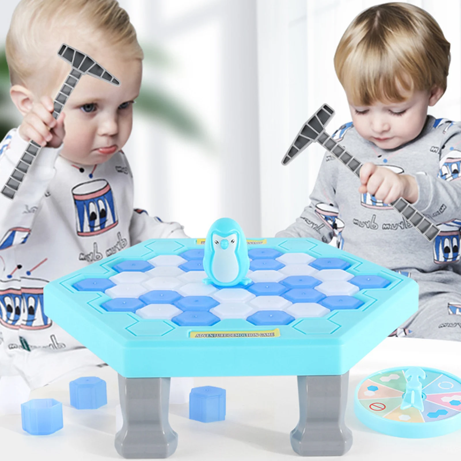 

Ice Breaker Table Toy Ice Breaking Board Game Improve Coordination Interactive Block Knocking Table Toy Trap Break Ice Toy L