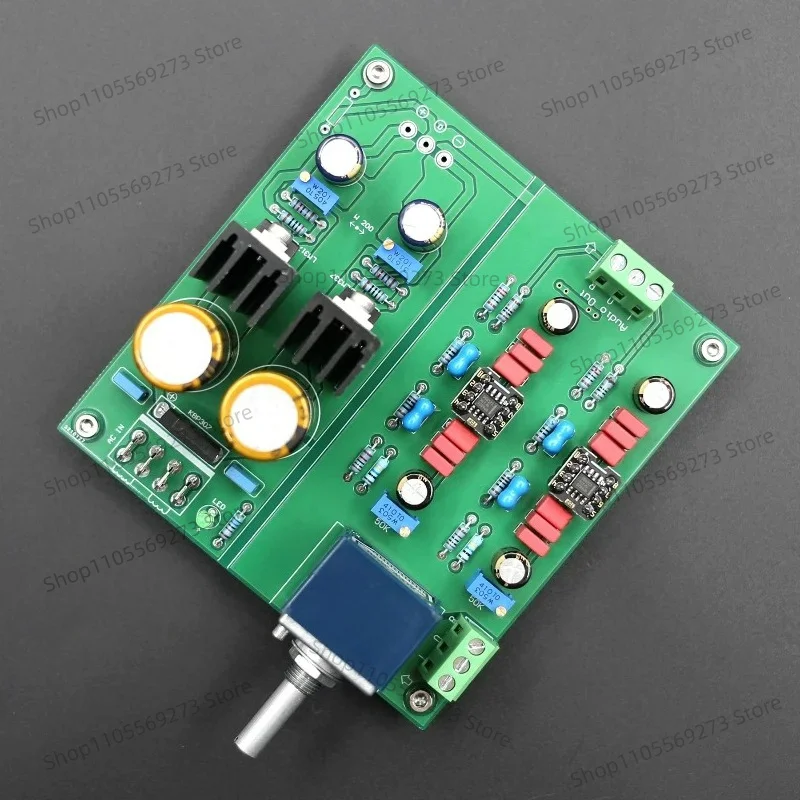 

Ultra Low Noise & Low Distortion Preamplifier Board with AP Test Professional Audio Front Stage Module
