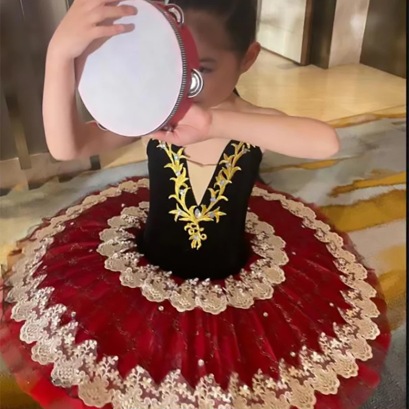 전문 발레 투투 성인 어린이 발레리나 드레스 어린이 유아 소녀 옷 백조 무대 착용 할로윈 의상 여성용