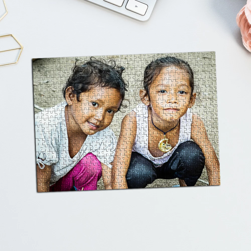 35/300/500/1000pcs Personalized Custom Photo Group Photo Puzzle Custom Puzzle Will Be A One-Of-A-Kind Gift For Family And Friend