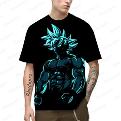 Goku New Cosplay T-shirts Fashion Shirt Men Oversized Tops Vegeta Gym Anime Essentials 100-5XL Harajuku Style 2024 Trend