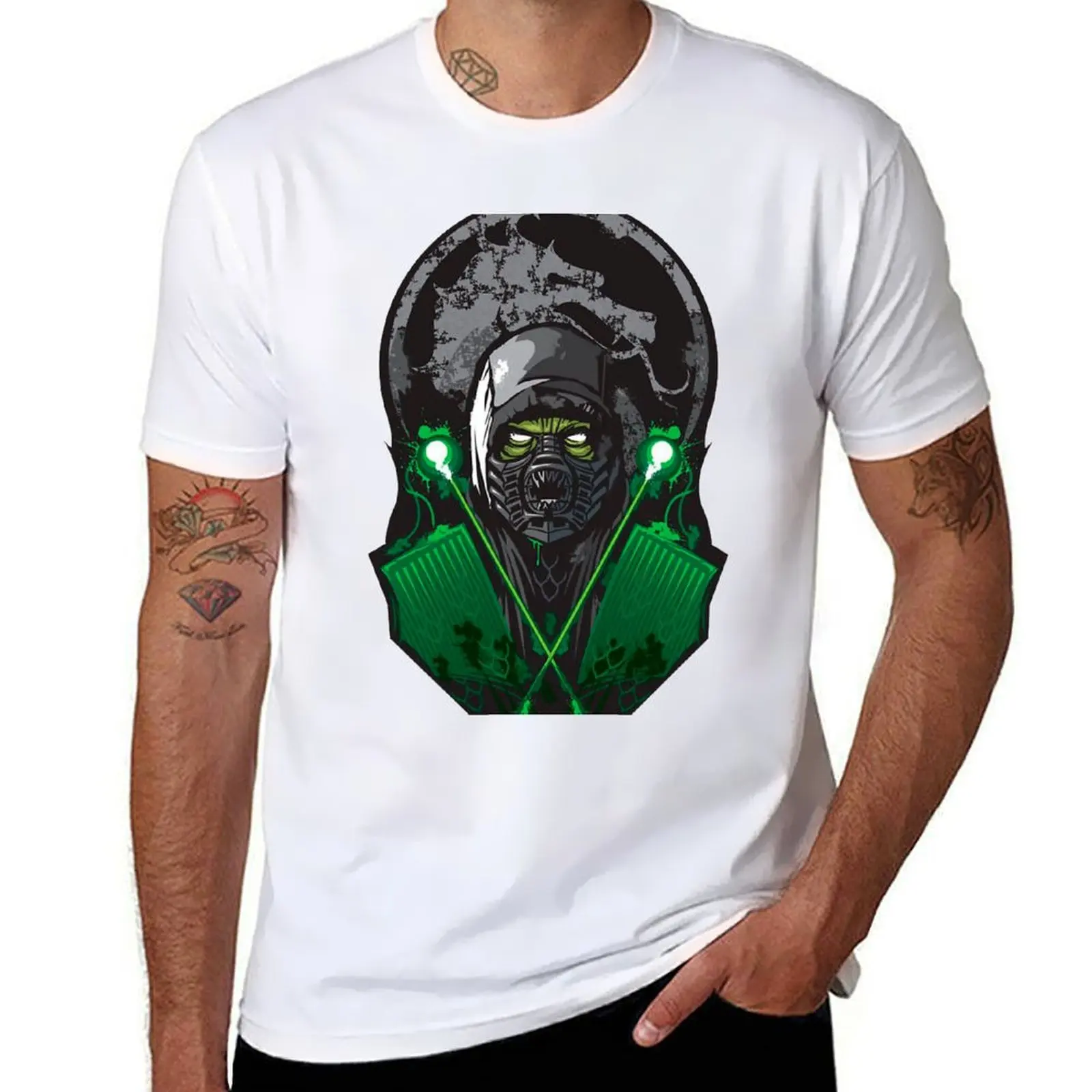 

Mortal Kombat Reptile Dripping Acid T-Shirt t shirts designer mens graphic t shirts T-Shirt