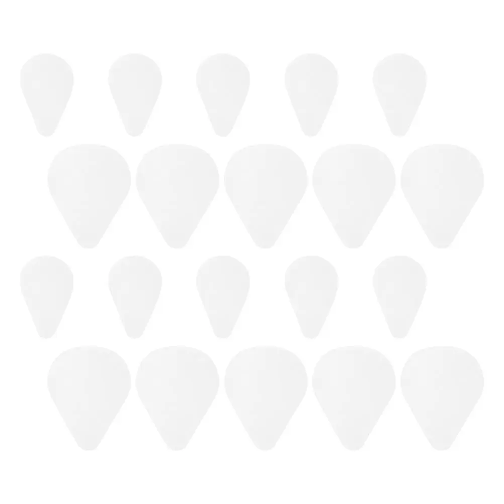 

20 шт. самоклеящихся прозрачных силиконовых накладок для флейт с 16 и 17 отверстиями, улучшенные противоскользящие подушечки для флейт