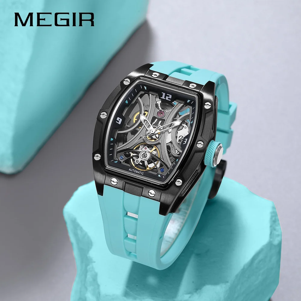 MEGIR 男性腕時計ファッションブラック防水自動機械式時計 - Luxury Watch Hublot のレビューと価格