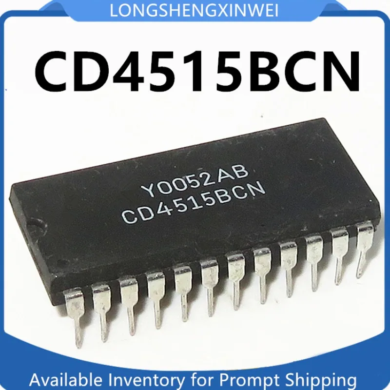 1PCS CD4515BCN CD4515 Direct Insertion DIP-24 New Signal Switch Multiplexer in Stock Original