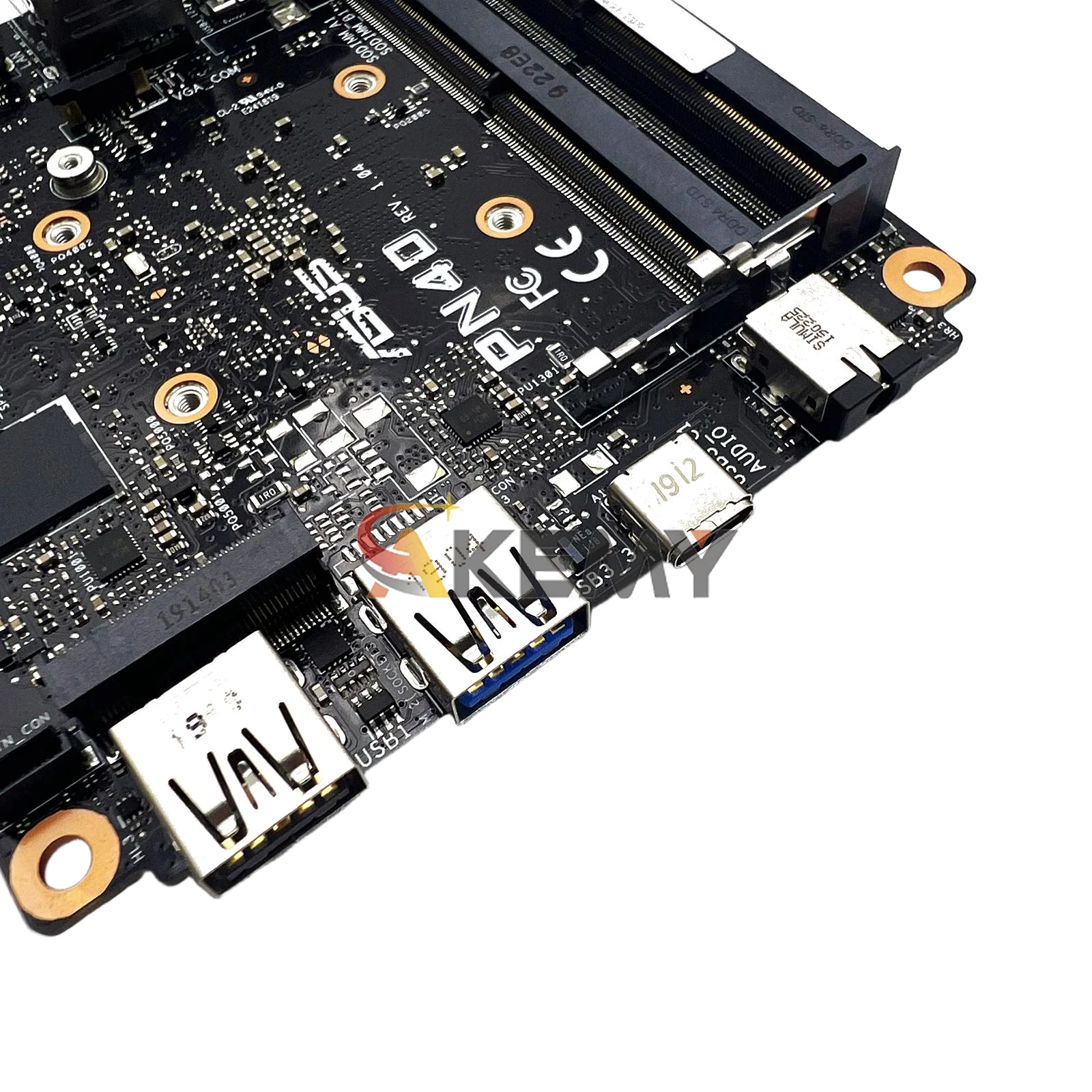 PN40 노트북 메인보드, ASUS 미니 PC PN40 PN40 노트북용, 셀러론 CPU 탑재, 100% 테스트 완료, 빠른 배송, 고품질