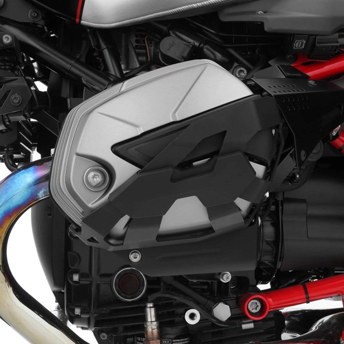 Picture 4: New Scrambler Cylinder Head Guard R9T Engine Guard Cover Protector Motorcycle FOR BMW R NINE T 2017-/ PURE/ SCRAMBLER/ URBAN G/S