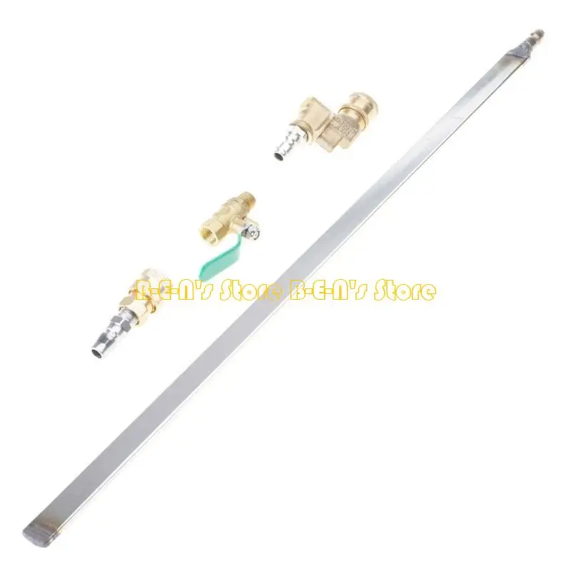 Y1AD Heavy Duty 39 Inch Radiator Cleaner Tool For Tight Spaces Featuring Quick Connection Adapter&Multi Hole Sprayed Pattern