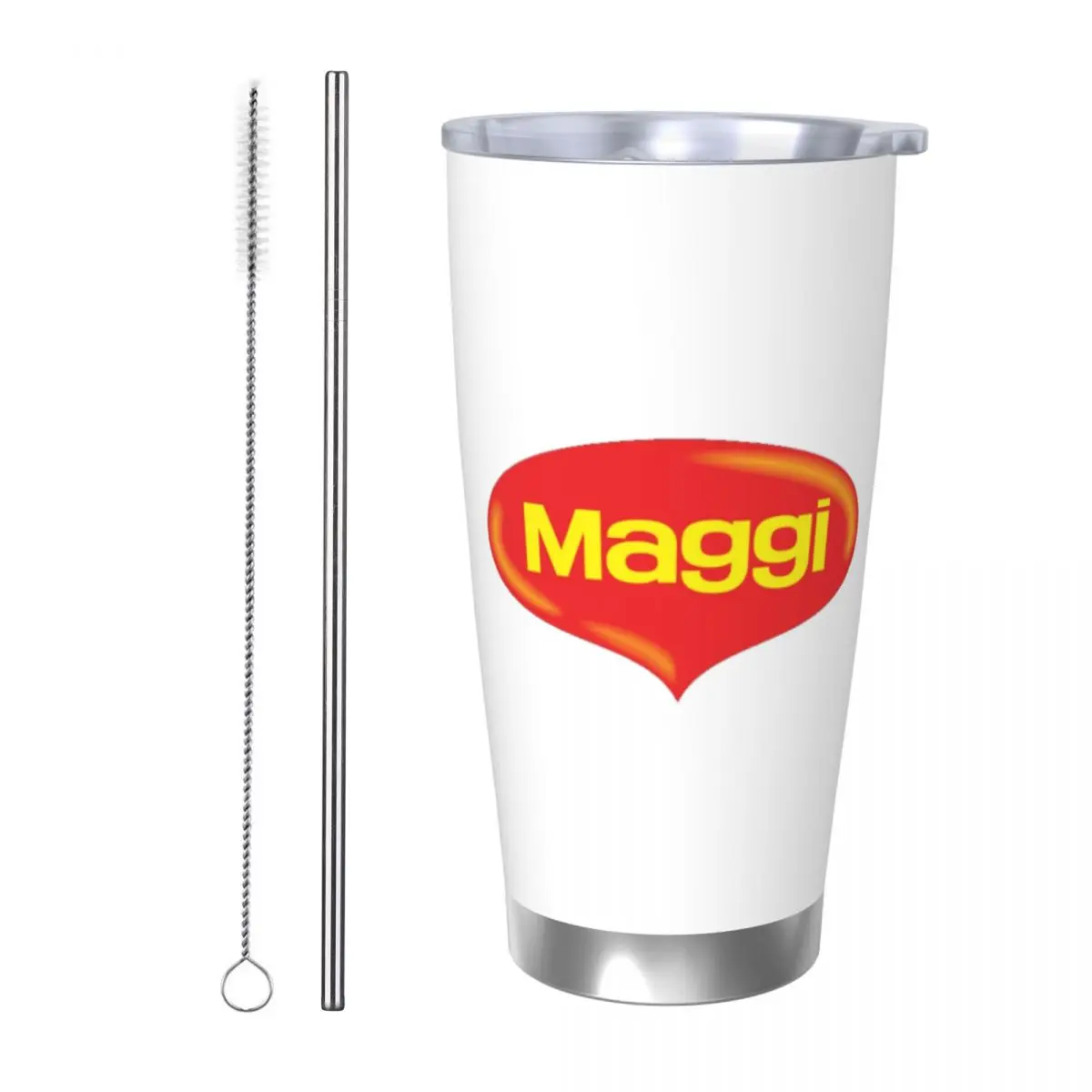 

Lifetime Maggi Stainless Steel Tumbler Vacuum Insulated Mugs Thermal Cold Cups Straws With Lid 20oz