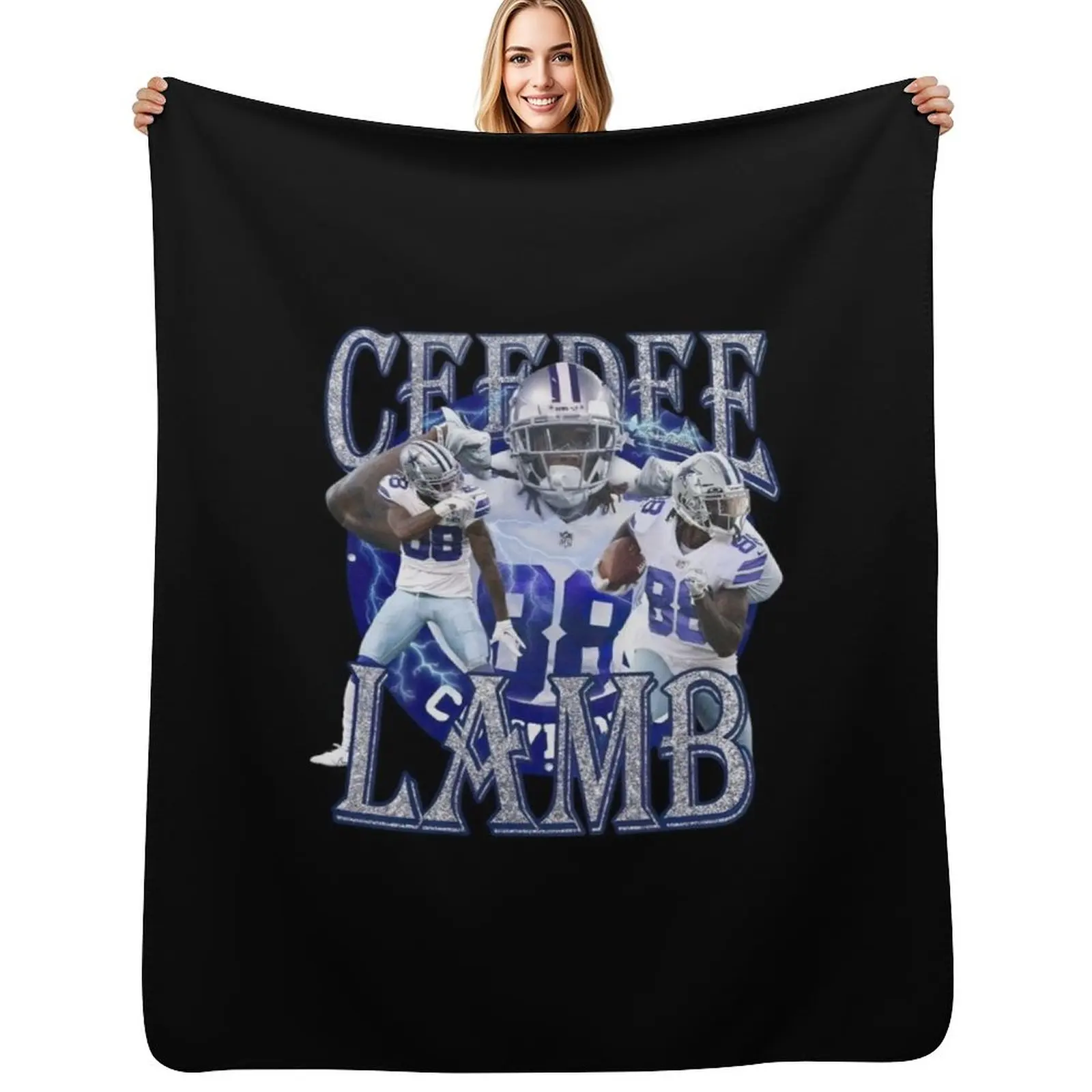 

CeeDee Lambs Retro Throw Blanket Extra Large Throw Giant Sofa Kid'S funny gift Blankets