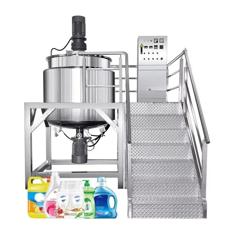Custom Industrial Homogenizer Mixer, Professional Chemical Mixing Equipment for Liquid Soap & Body Lotion Making