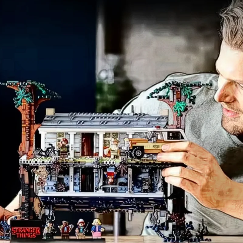 2026 New Good Sales Building Model Assembly Upside-down World Toys Building Blocks For Boys And Girls Birthday Christmas Gifts view 6