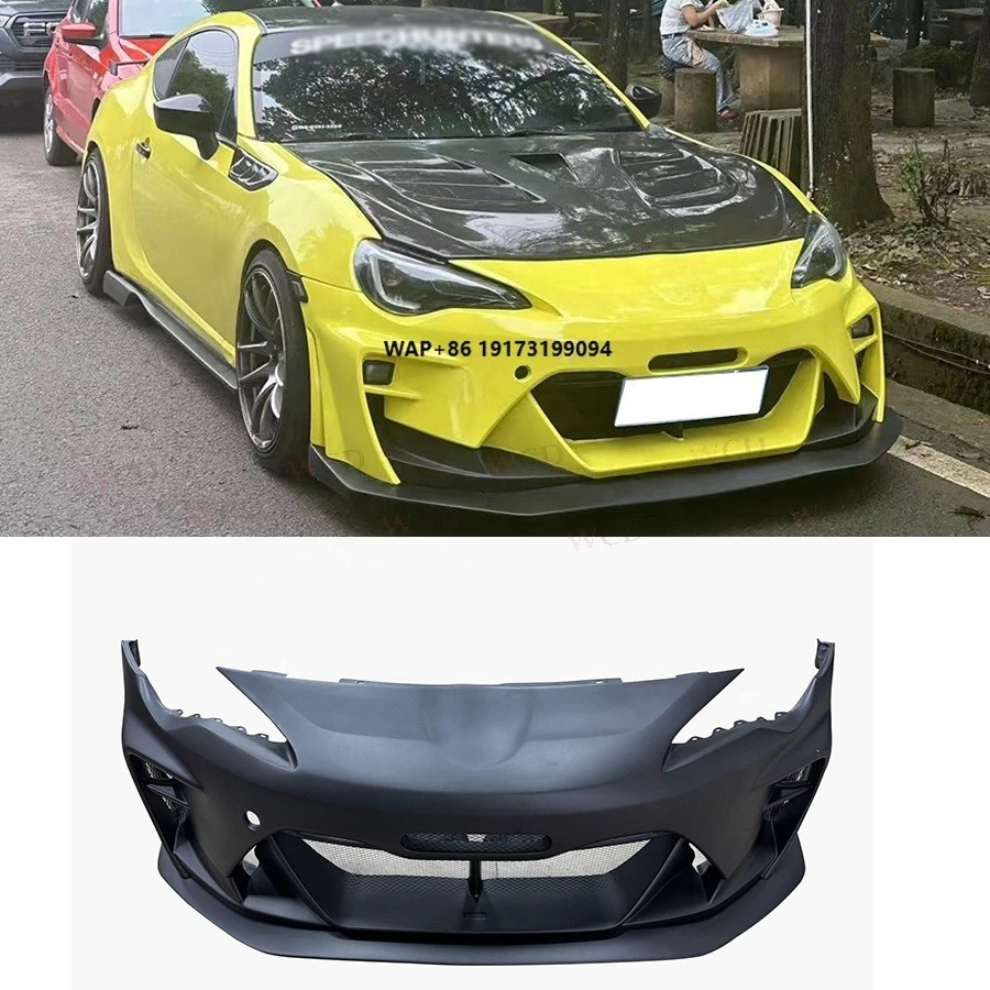 

High Quality FRP VRS ARISING-II Style Front Bumper for GT86 2013-2019 Front Bumper Lip Spoiler Bodykit