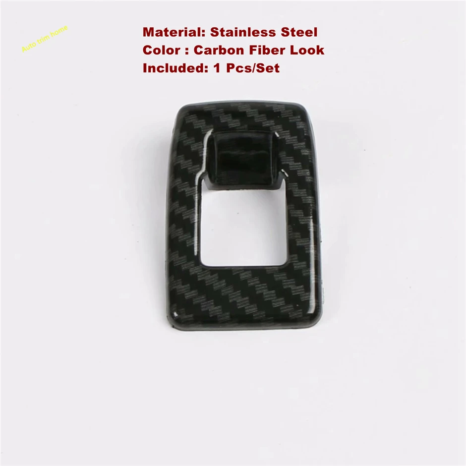 Car Accessories Rear Trunk Door Switch Button Control Decor Panel Cover Trim For BMW 3 Series G20 2019 - 2024 Carbon Fiber ABS image 4