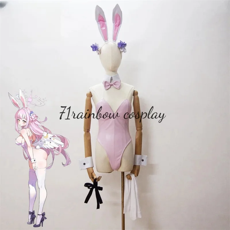 

Customized Blue Archive Misono Mika Bunny Girl Cosplay Costume Woman Chrismtmas Uniforms Roleplay Jumpsuits Sexy Cospaly