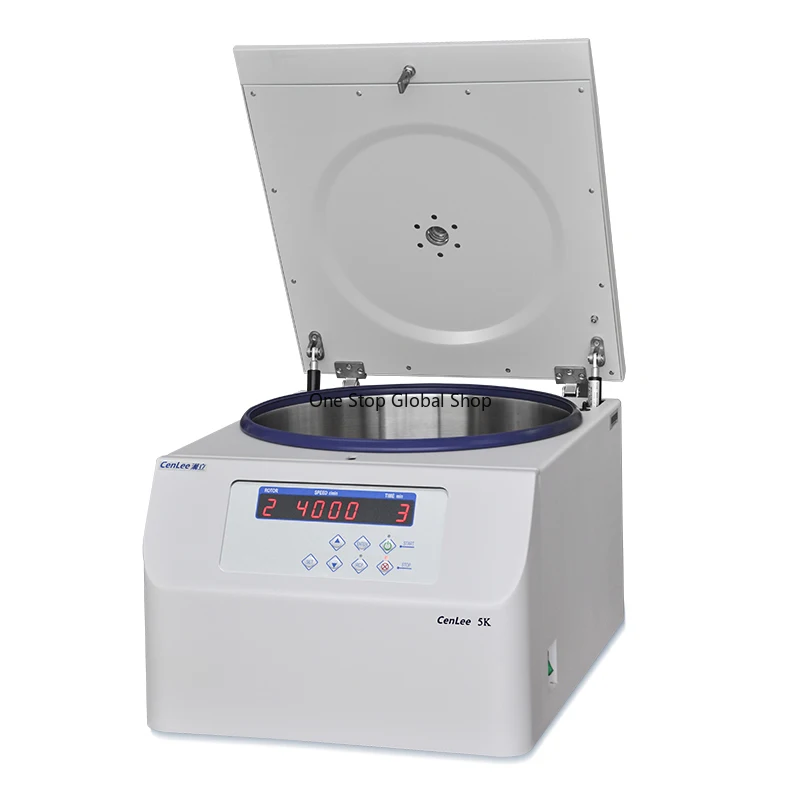 

CenLee 5K Desktop High Capacity Laboratory Bar Centrifuge 5000rpm Swing Rotor with Low Speed Bars Liquid Separation
