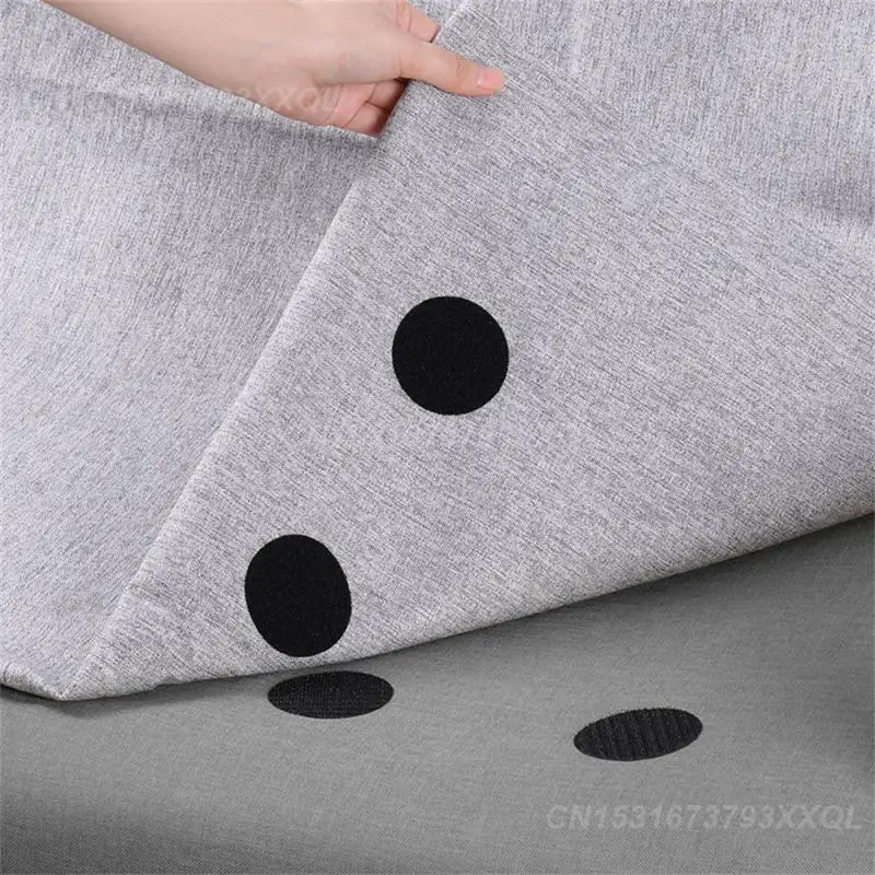 1~4PAIRS Hook And Fastener For Bed Sheet Sofa Mat Carpet Self Adhesive Hook Houseware Fastener Dots Stickers