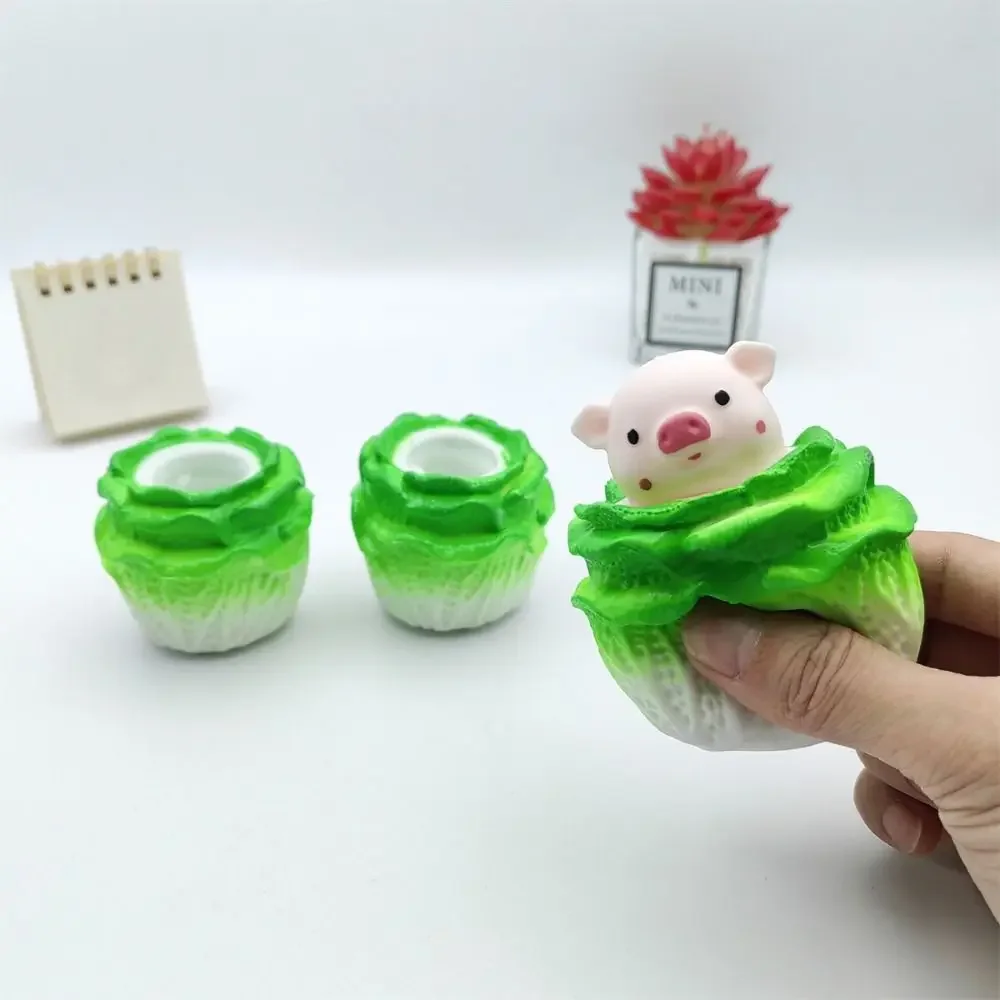 Decompressionpush Rabbit Squeeze Toy Rat Pig Cartoon Toys Vegetable Pop It Game Adult