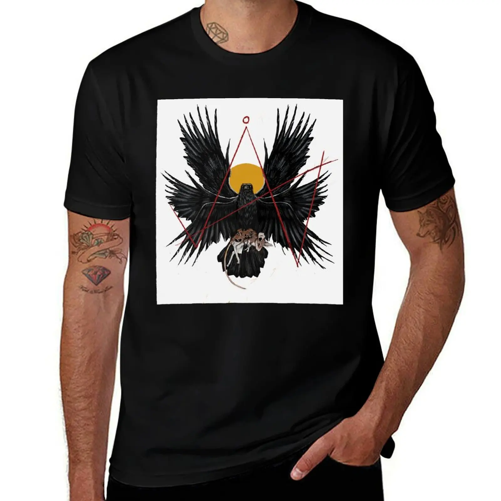 Biblically accurate crow T-Shirt Casual Fashion Print Tee Top T-Shirt