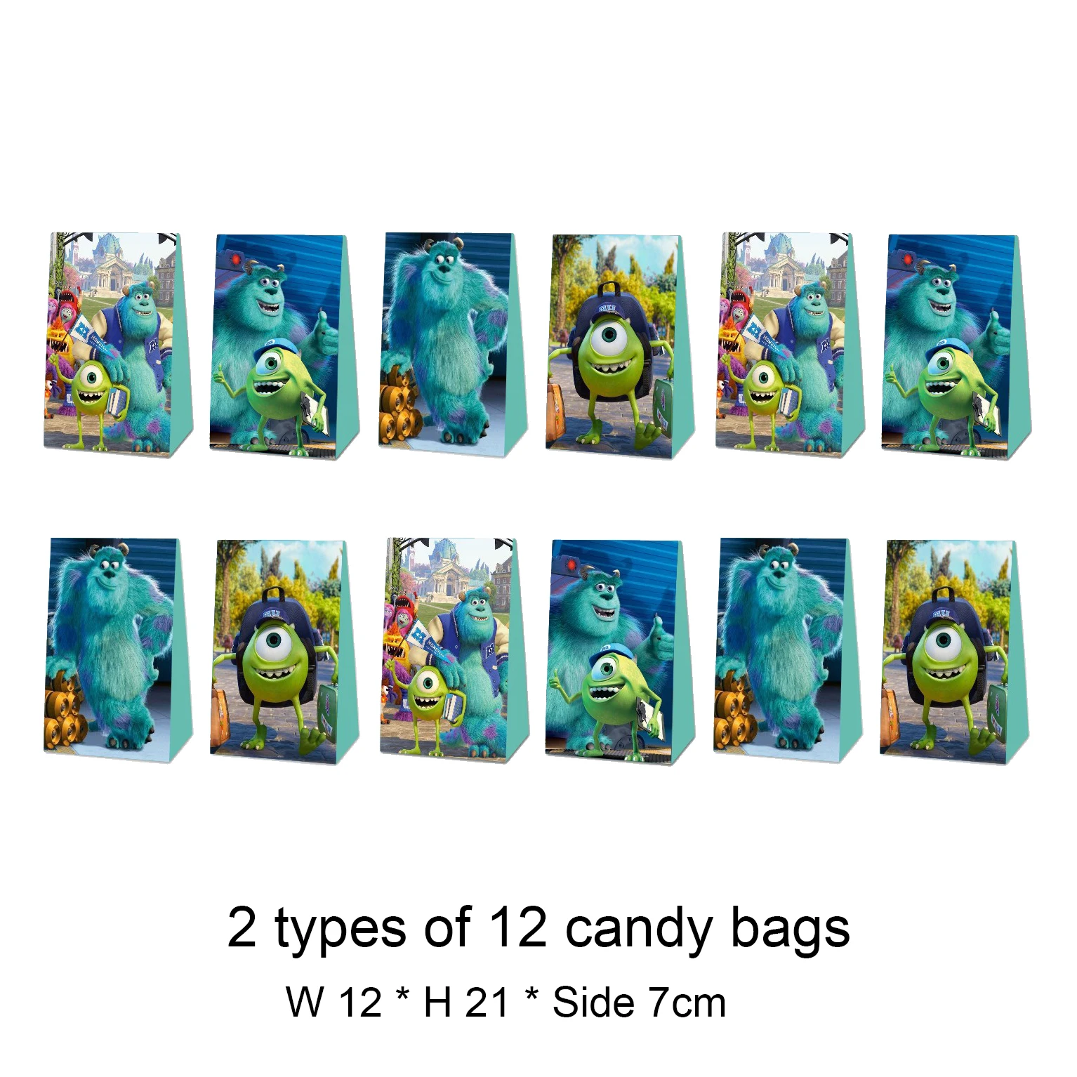 Rapunzel Coco Mexico Day Dead Monsters, Inc. Monsters University Candy Paper Bag Birthday Party Decorative Articles Baby Shower