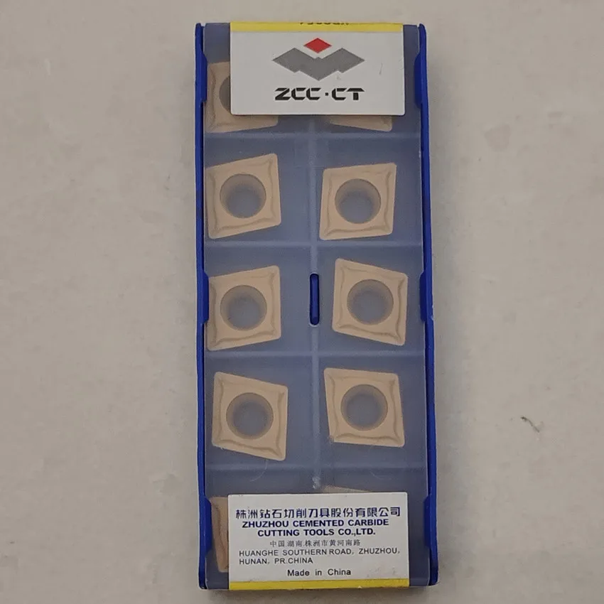 

CCMT120408-HM YBC351 CCMT432 CCMT120408 ZCC.CT CNC blade carbide inserts Turning inserts For Steel P20-P40 10pcs/box