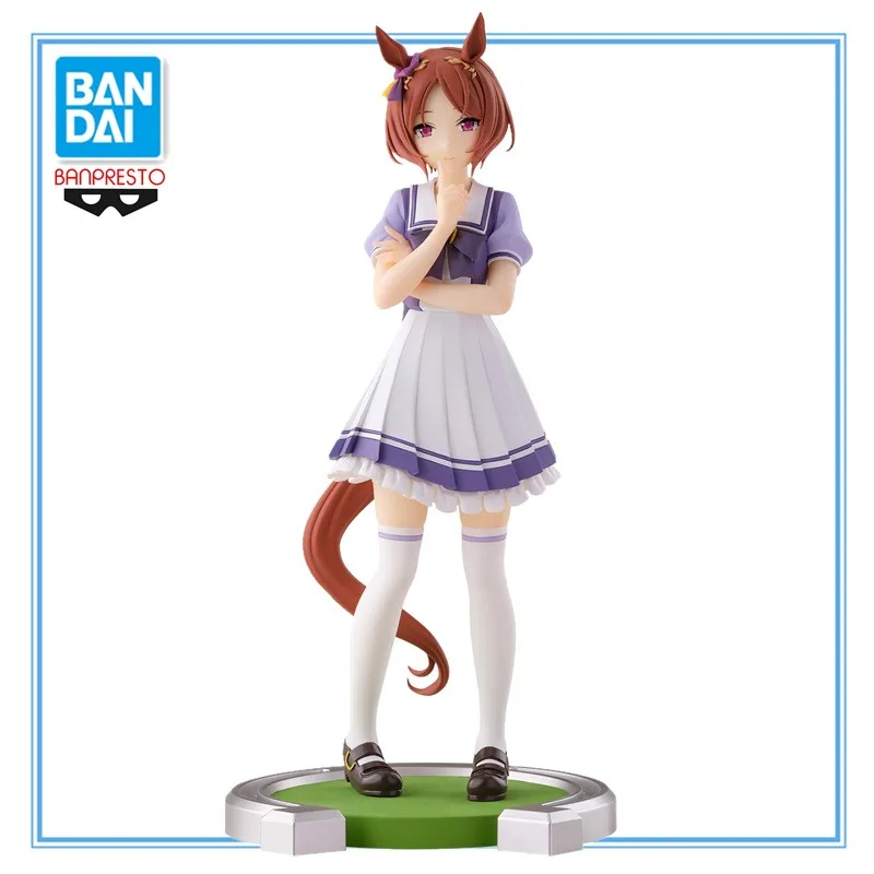 

Оригинальная фигурка BANDAI Banpresto Umamusume: Pretty Derby Sakura Laurel, 18 см, Подлинная аниме-фигурка, коллекционные игрушки из ПВХ