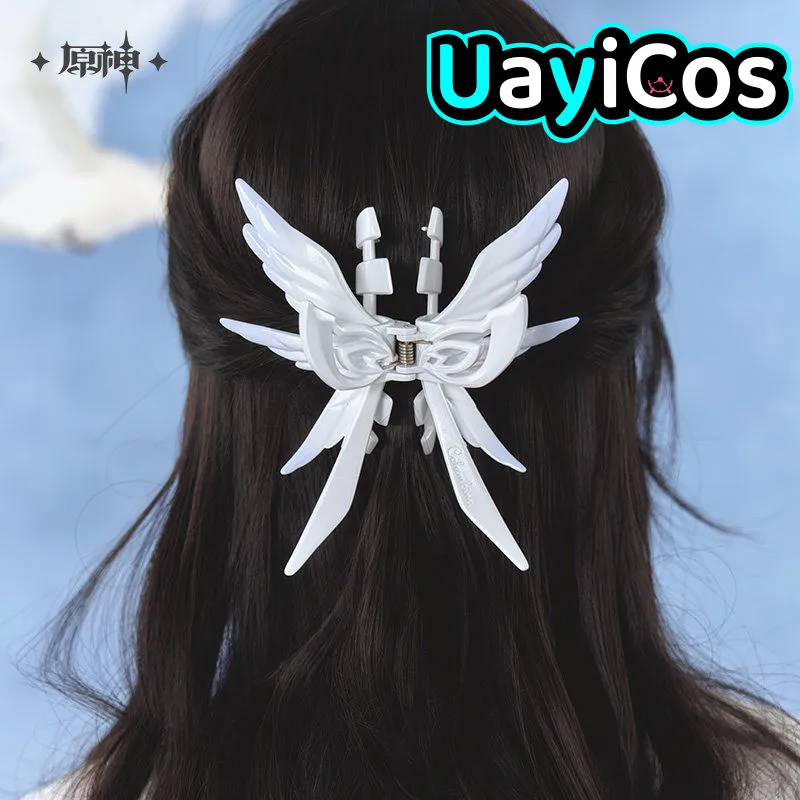 In Stock Official Genshin Impact Columbina Damselette Hairpin Headwear Grasp Clip Grasp Hair Crab Hair Accessories Claws Anime
