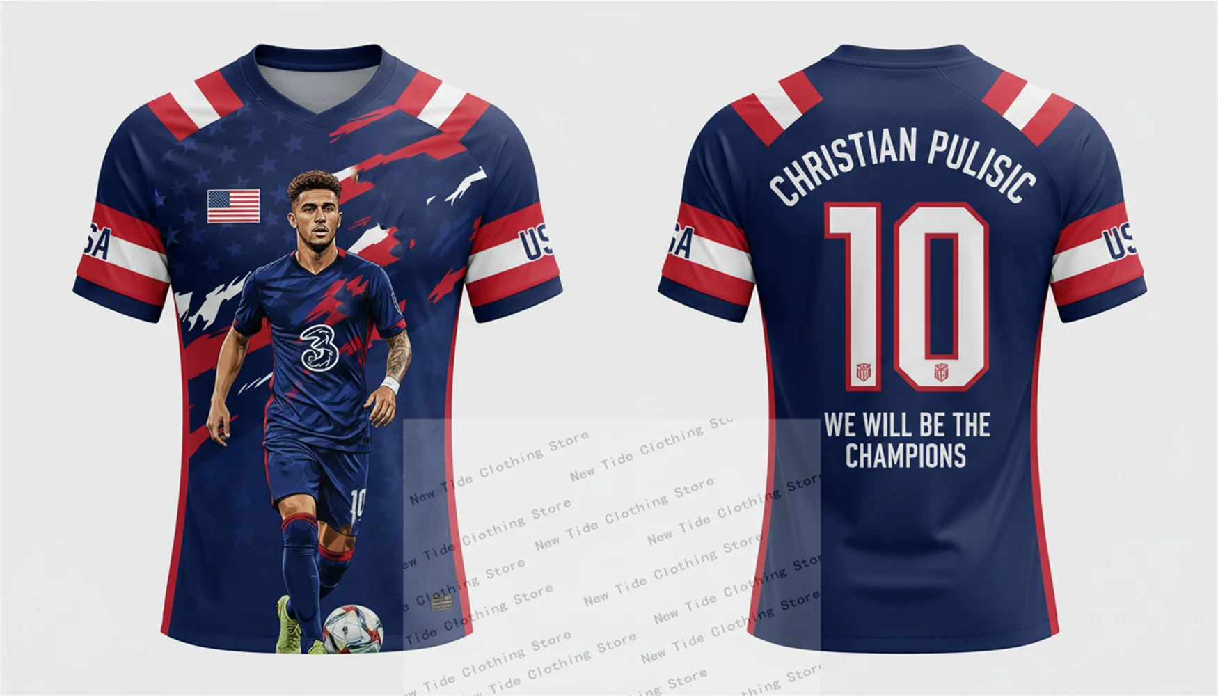 قميص We Will Be Champions 2026 Fan Soccer للرجال - قميص Team USA لكرة القدم - Ultimate Fan Wear Cheer in Style #3