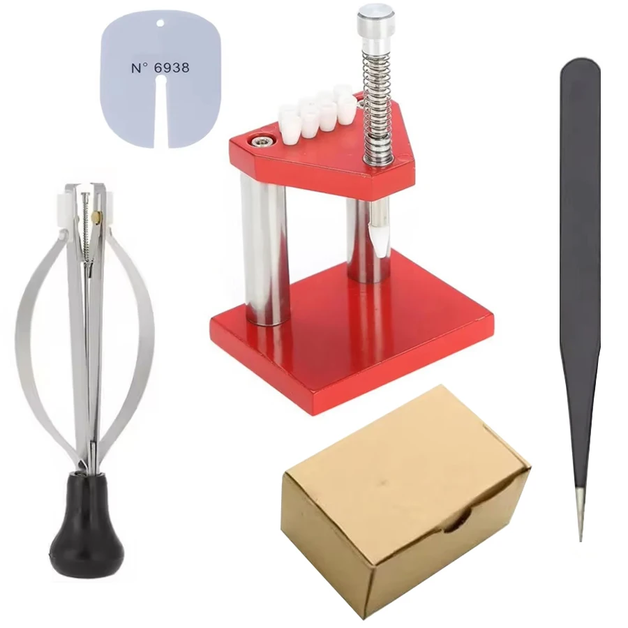 Watch Hand Needle Remover Presser Portable Wristwatch Plunger Puller Accurate Parts Watchmaker Repair Fittings Tools Red