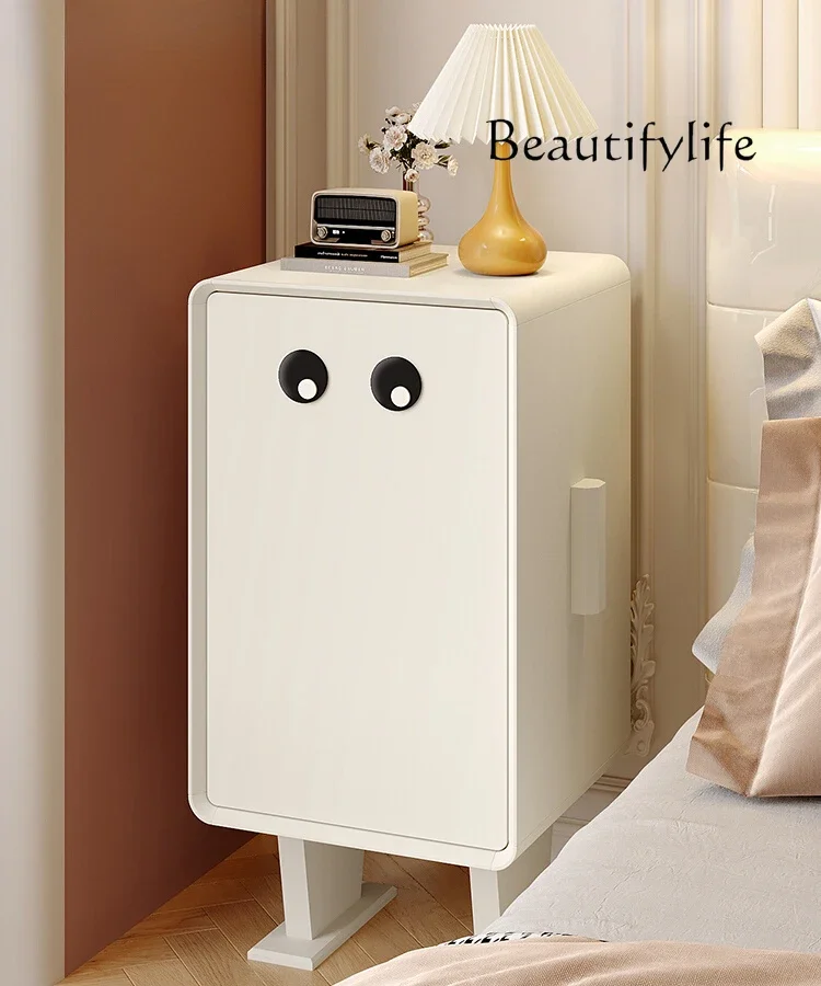 Cream wind childlike fun bedroom bedside children's robot modern simple living room creative storage sofa side cabinet