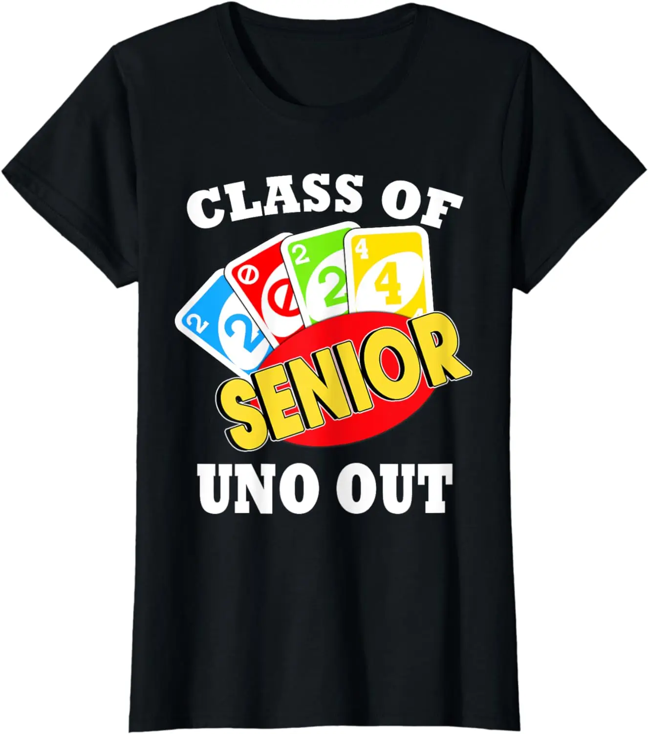 Senior 2024 Out Funny Class Of 2024 Tshirt Lover T-Shirt