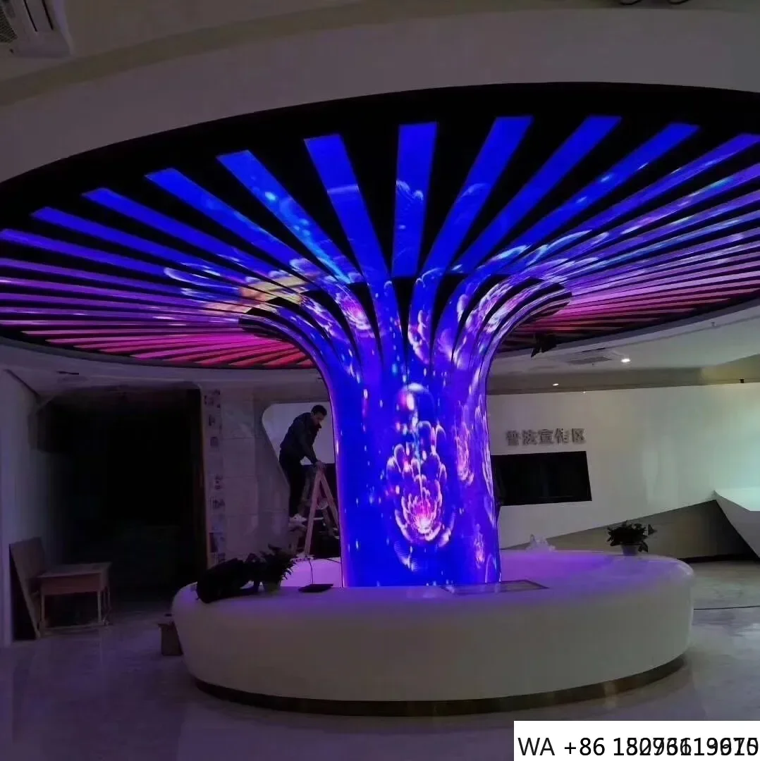 Flexible LED Advertising Screen P1.53/P2/P2.5 for Hotel Exhibition Events