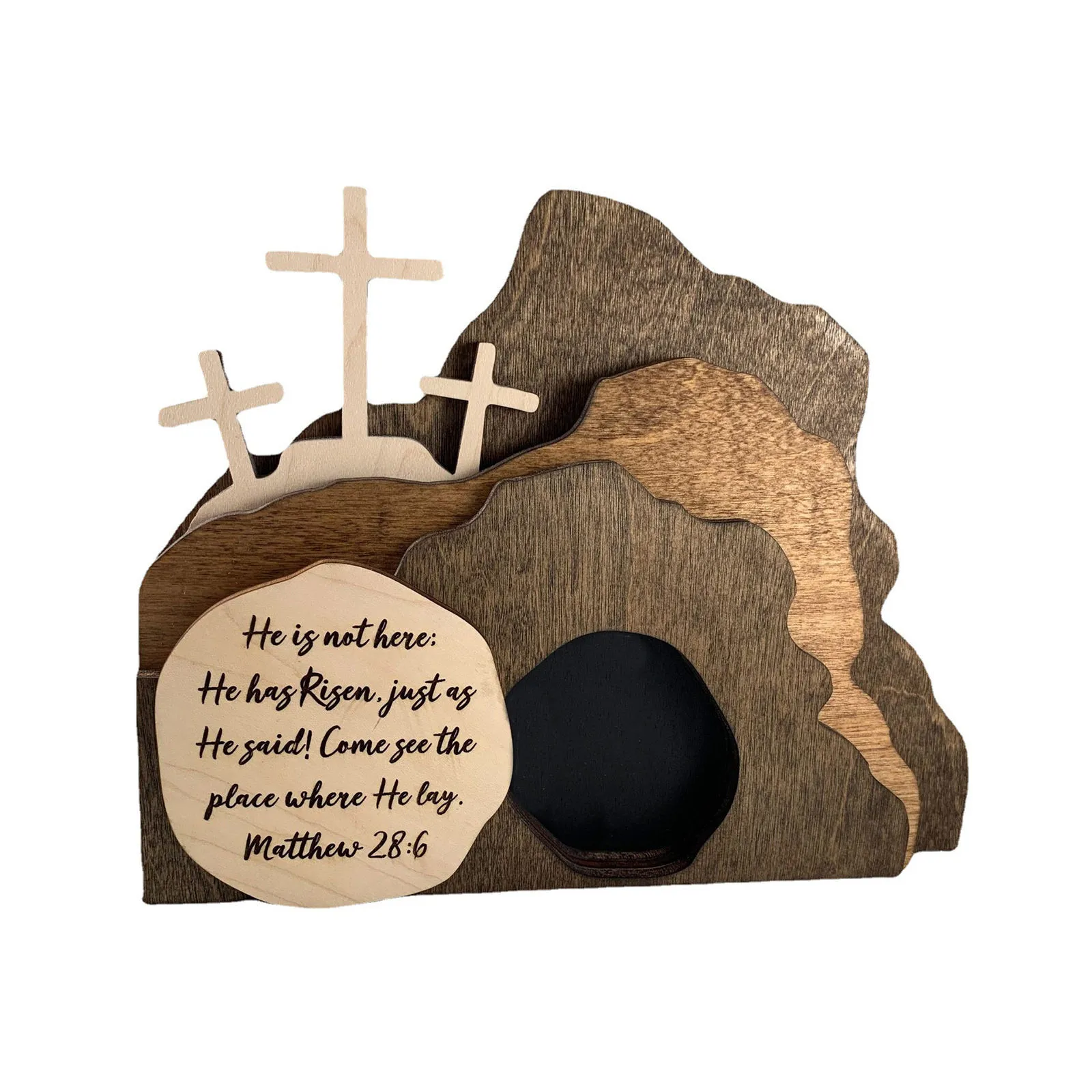 Christian Decor Easter Crib Christmas Nativity Scene Figures Catholic Church Utensils Orthodox Empty Tomb Home Decoration