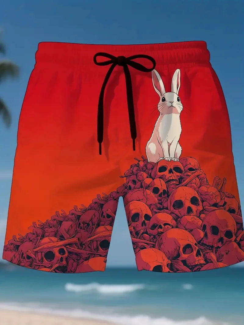 

Пляжные шорты с 3D графикой, шорты для доски для серфинга с животным принтом для мужчин и женщин, гавайские шорты для купальника, крутые шорты из ледяного шелка для детей