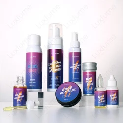 waterproof wig glue kit with everything adhesives glue for lace front wig glue Lace tint mousse edge control wig accessories