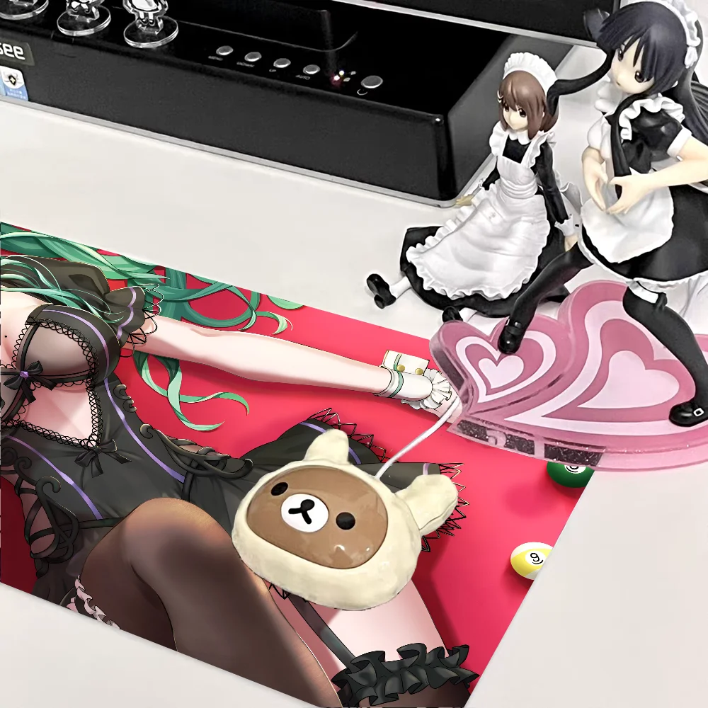 Anime Girl VTuber VSPO Mousepad Large Keyboard Desk Mat Gaming Mouse Pad LockEdge Non-slip Mat