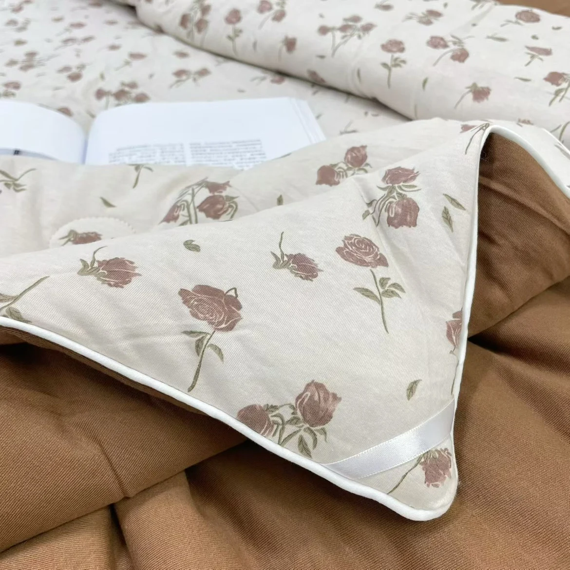 Cloud Feeling Pure Cotton Knitted Spring Autumn Soybean Fiber Duvet Double Size Machine Washable a Class Maternity And Infant