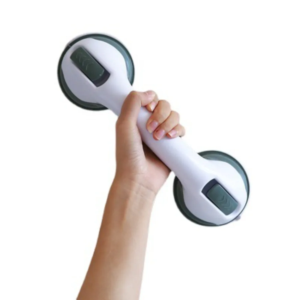 Nail-Free Suction Cup Grab Bar Wall Mounted Glass Door Handle Bathroom Sliding Door Handle Safety Grip Rail Handle U