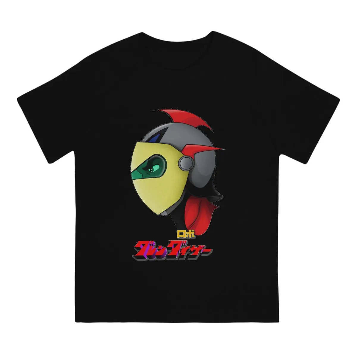 Cool Classic UFO Robot Goldrake Grendizer Anime T Shirt Gothic Crewneck TShirt Harajuku Streetwear